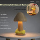 Twisted Mushroom Night Warm Light Touch Bedroom Bedhead Night Light Beech Wood LED USB Decorative Atmosphere Lamps Home Decor
